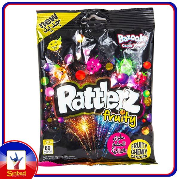 Bazooka Rattlerz Fruity Chew Candies 120g