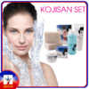 Kojie San Dream White Skin Whitening Total Skin Treatment Set, Includes Soap, Lotion, Cream