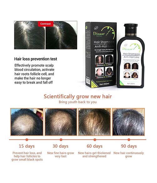 Buy DISAAR Natural Plant Hair Growth Shampoo Nourishing Repairing Shampoo  200ml Online in Kuwait | Sinbad Online Shop