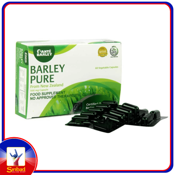 Sante Barley Pure New Zealand 60 CAPSULES x 500g
