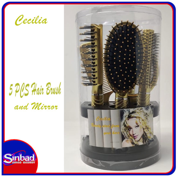 Buy CECILIA HAIR BRUSH Beauty start from your hair 5PCS SET Online in  Kuwait | Sinbad Online Shop
