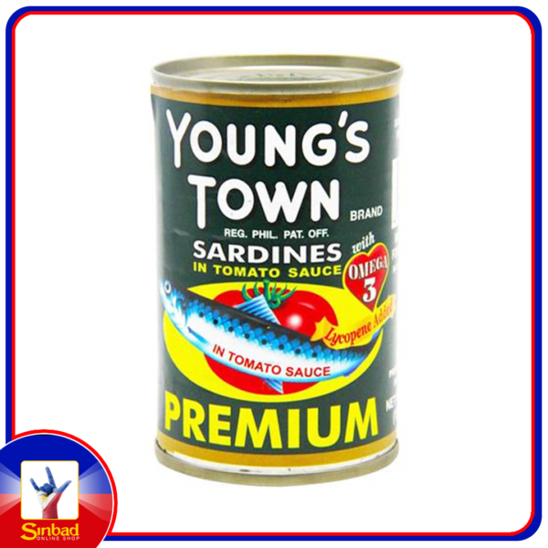 young's town sardines in tomato sauce 155g