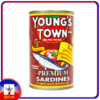 Young's town sardines in tomato sauce with hot chili 155g