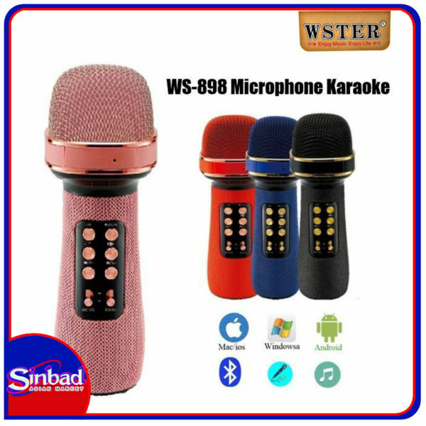 Microphone Karaoké KAMIC-STAR - Haut-parleur Bluetooth et changeur de voix,  Lecteur de micro SD 4