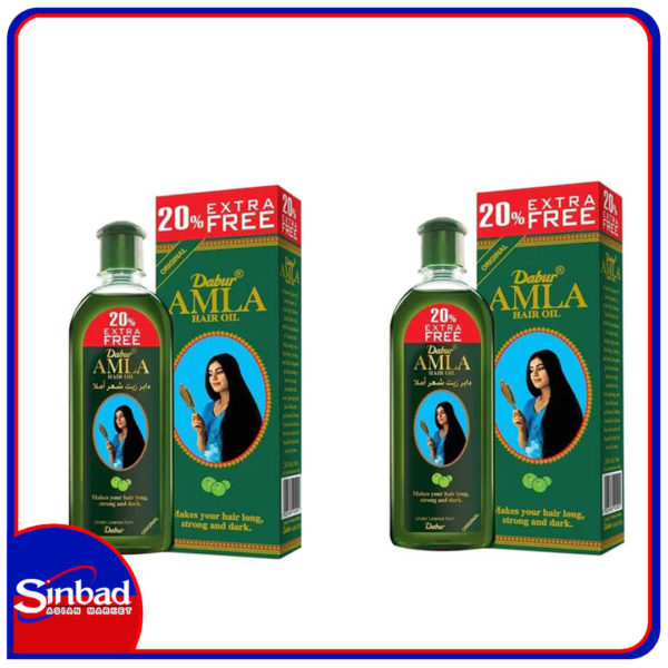 Buy Dabur Amla Hair Oil 360ml X 2PACK Online in Kuwait | Sinbad Online Shop