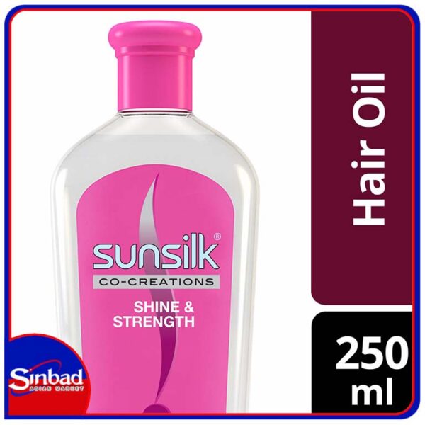 Buy Sunsilk Treatment Hair Oil Shine & Strenght 250 ml Online in Kuwait |  Sinbad Online Shop