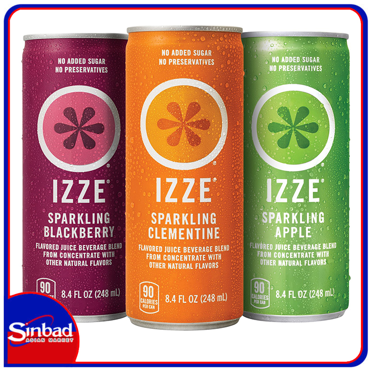 Buy IZZE Sparkling Juice 3 Flavor Variety Pack 48G Online in Kuwait |  Sinbad Online Shop